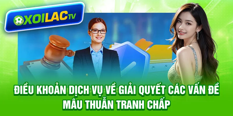 Điều khoản dịch vụ về giải quyết các vấn đề mâu thuẫn tranh chấp