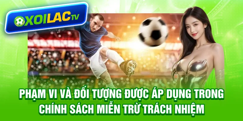 Phạm vi và đối tượng được áp dụng trong chính sách miễn trừ trách nhiệm